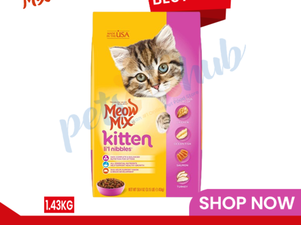 Meow mix kitten clearance food