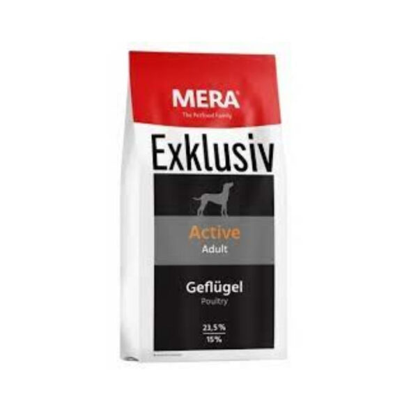 mera exklusiv active adult poultry dog food