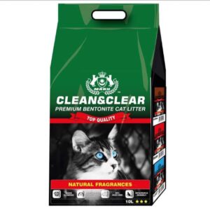 Clean And Clear Premium Bentonite Cat Litter