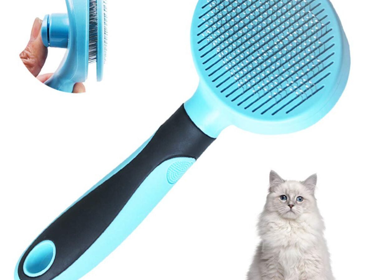 Self Cleaning Grooming Brush for Cats and Dogs