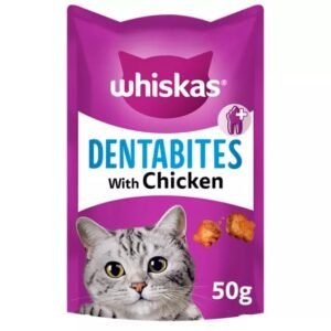 Whiskas DentaBites Cat Treats With Chicken