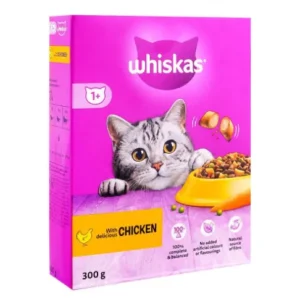 Whiskas Dry Cat Food Chicken – 300 Gram Box