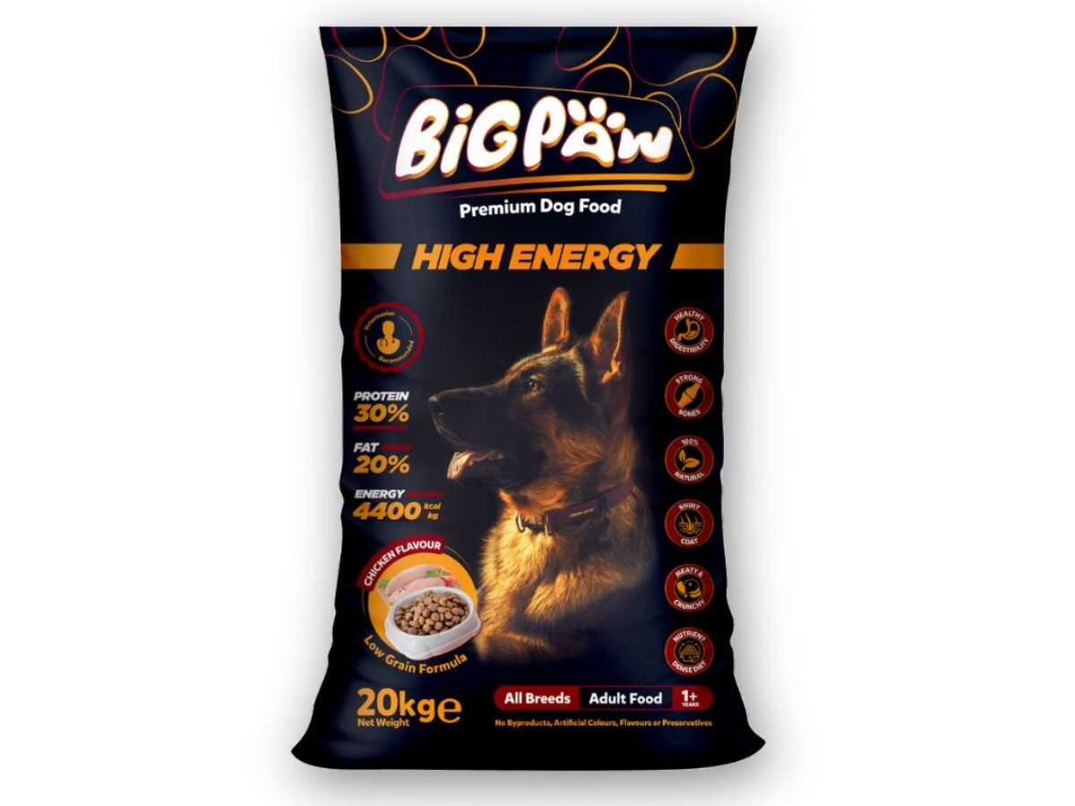 High energy dog food best sale