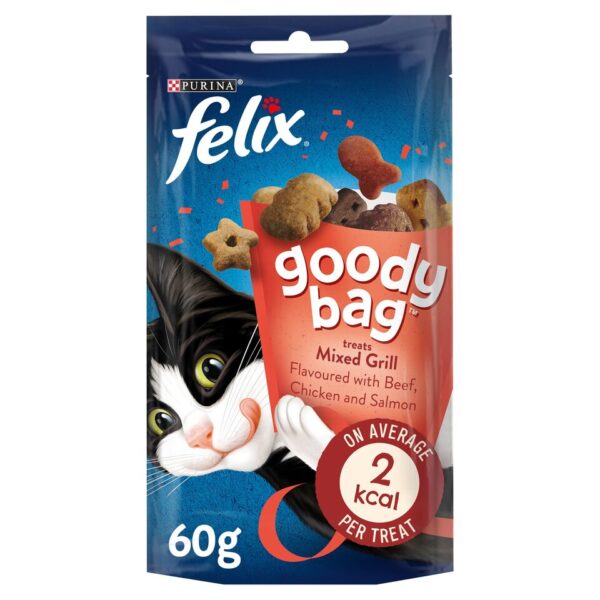 FELIX Goody Bag Mixed Grill Cat Treats – 60 Gram